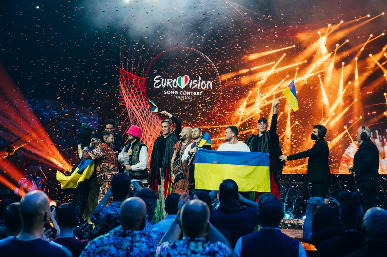 Torino - Eurovision Song Contest vincono gli Ucraini di Kalush Orchestra
