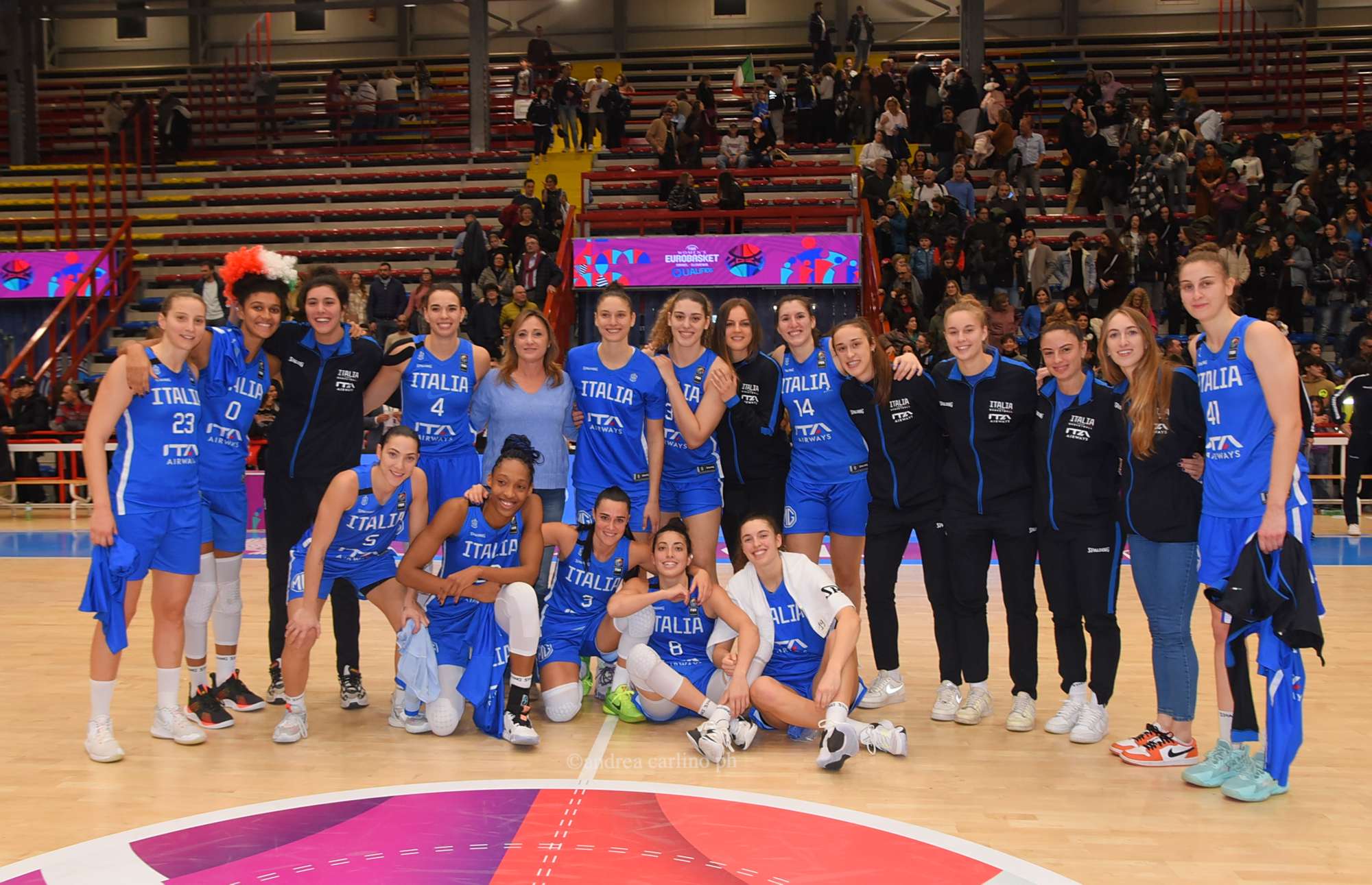 Napoli - Italia si è qualificata per la fase finale di Eurobasket 2023